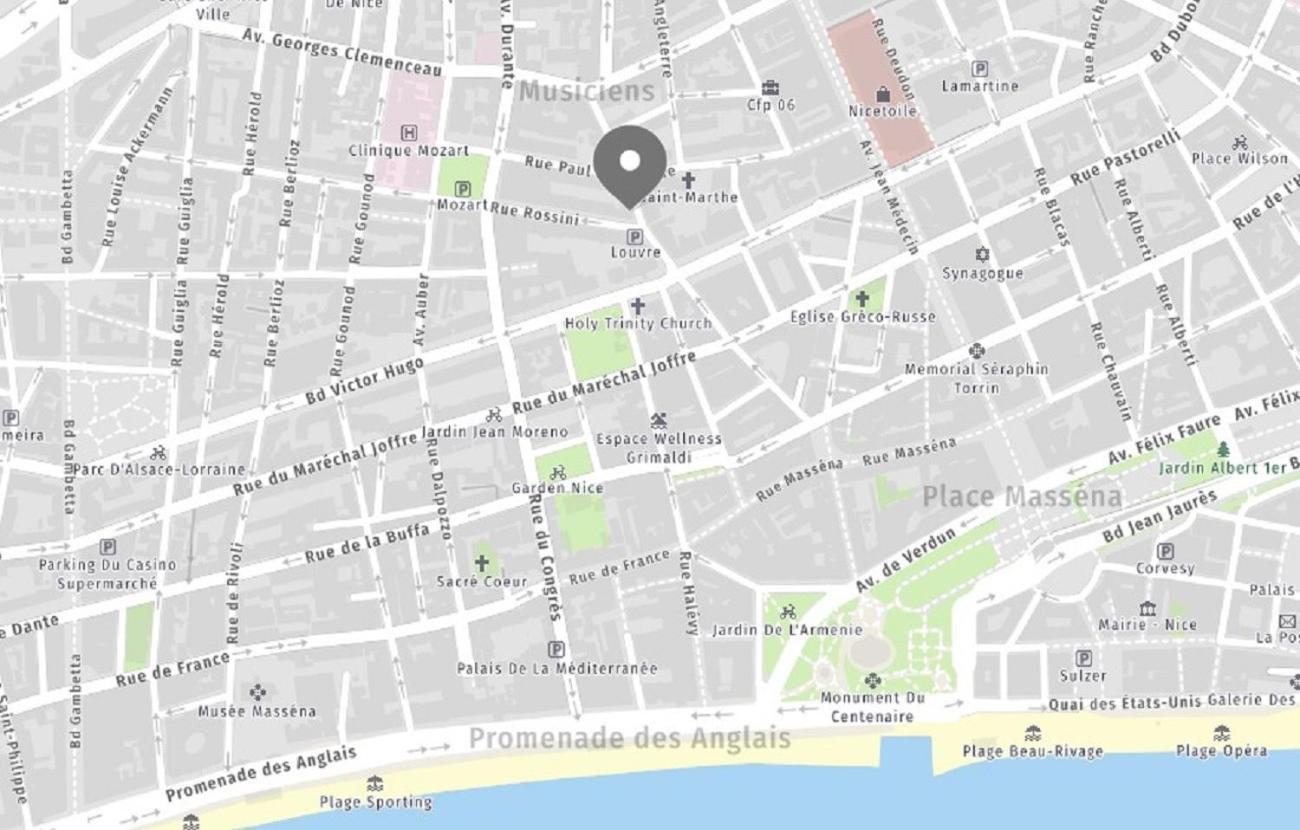 Aparthotel Riviera - Grimaldi - Carre D'Or - Bigger 1 Bedroom Apartement Ac - Balcony - 5Mn Promenade Des Anglais - Balcon Palais Alphonse Karr 1 Ницца Экстерьер фото